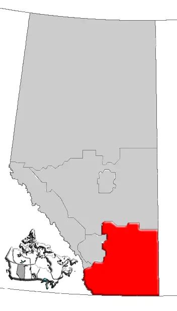 Alberta Southern Map - MapSof.net