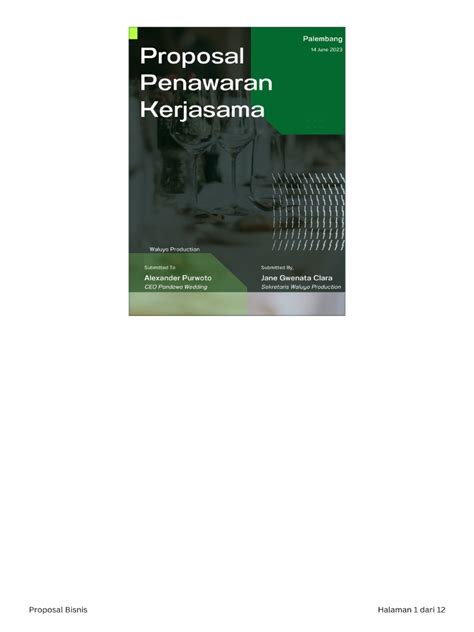 Proposal Bisnis | PDF