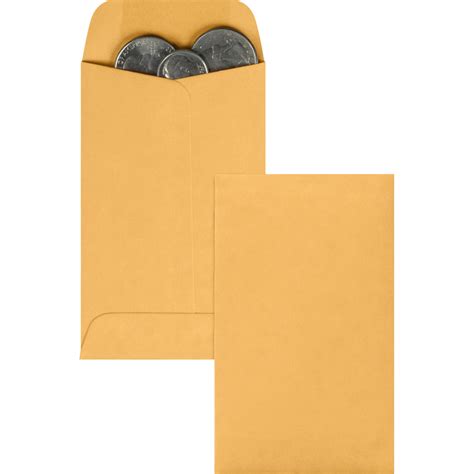 Quality Park Kraft Coin Envelopes Coin Envelopes Quality Park Products