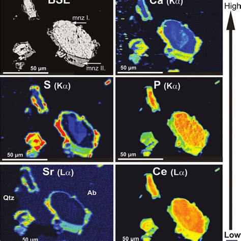 Average Chondrite Normalized REE Patterns Of Monazite Ce From The