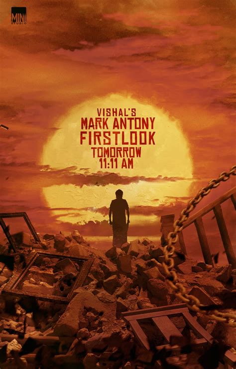 Vishal's Mark Antony's first look arriving | cinejosh.com