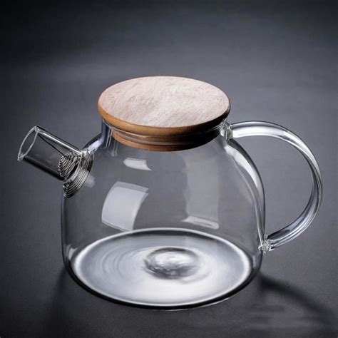 Cafetiere Theiere Chocolatiere Bamboo Lid L Th I Re En Verre