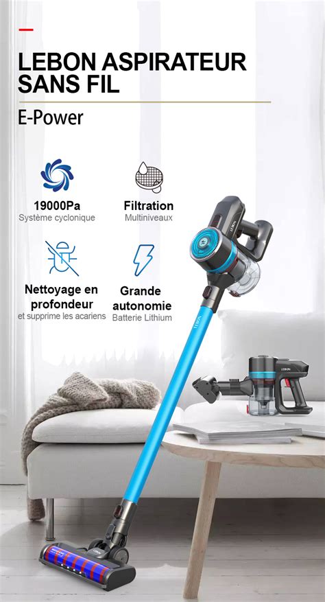 Aspirateur Balai Sans Fil E Power LEBON France