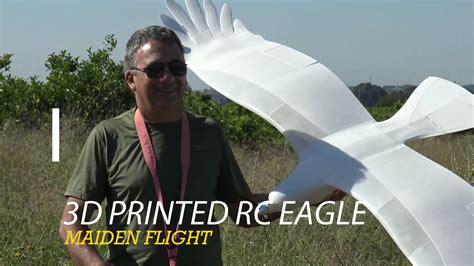 3D Printed RC Eagle Maiden Flight YouTube