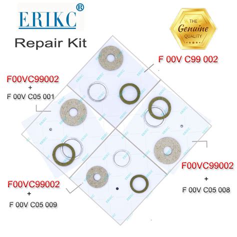 Bosch Injector Gaskets Kit F00vc99002 F 00V C99 002 Common Rail Repair