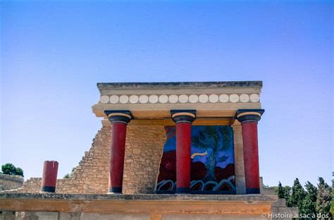 A la découverte du palais de Cnossos en Crète Histoire à sac à dos