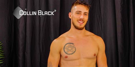 Collin Black Handsome Porn Star GayHoopla HotGuysFuck