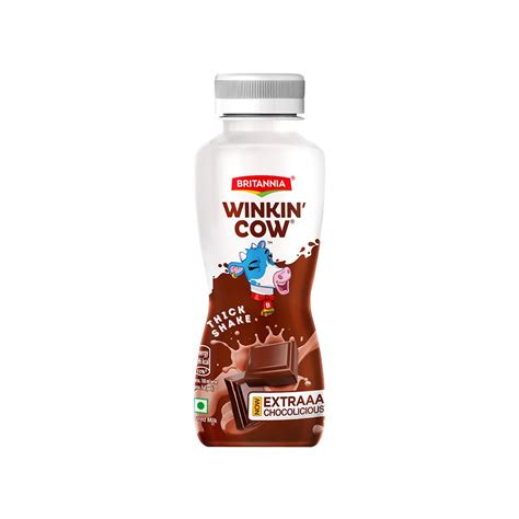 Britannia Winkin Cow Chocolate Thick Milkshake Price Buy Online At