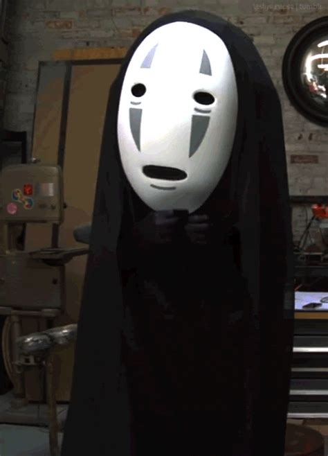 Image Result For Spirited Away No Face Costume Miyazaki Art Hayao