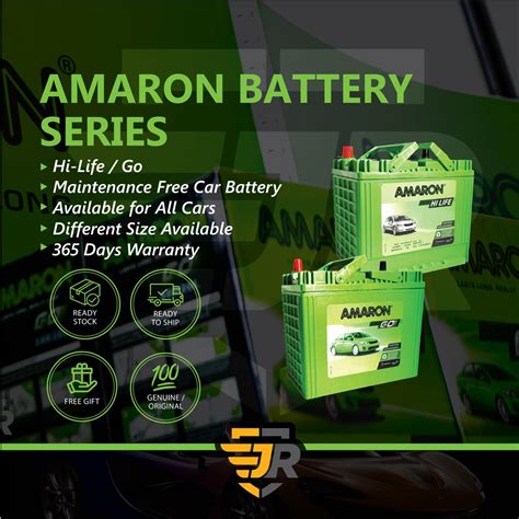 Jr Performance Concept Amaron Go Hi Life Car Battery Bateri Kereta