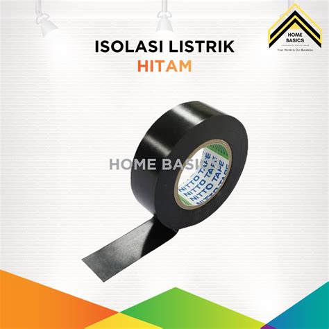 Jual Isolasi Listrik Hitam Lakban Kabel Listrik Electrical Tape