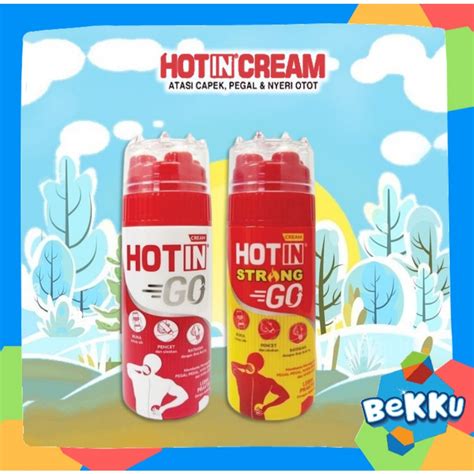 Jual Hotin GO Cream 100 Gr Original Strong Hot In Krim Pegal Nyeri Otot Krim Pereda