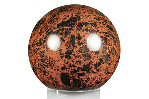 Huge, 6.75" Polished Mahogany Obsidian Sphere - Mexico (#246541) For ...