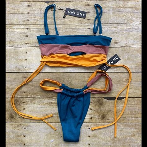 Oneone Swim Nwt Oneone Swim Suit Victoria Bikini Lioness Bathing Top Bottom Beach Poshmark