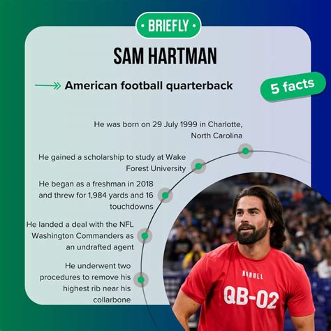 Sam Hartmans Age Height Weight And Career The Nfl Stars Bio