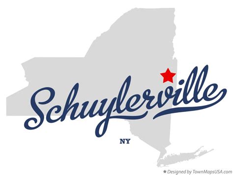 Map of Schuylerville, NY, New York