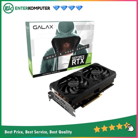 GALAX GeForce RTX 3070 Ti 8GB GDDR6X 1 Click OC DUAL FAN Garansi