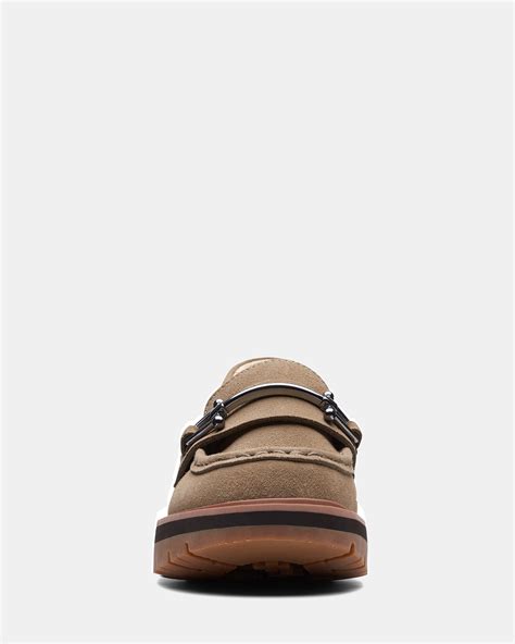 Orianna Bit Dark Sand Suede Clarks