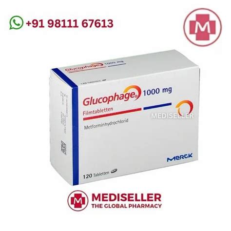 Glucophage Mg Metformin Hydrochlorid Tablet At Rs Box