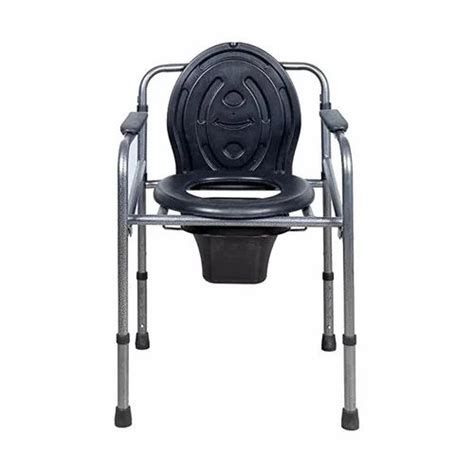 Peaar Height Adjustable Commode Chair With Removable Bucket And Lid