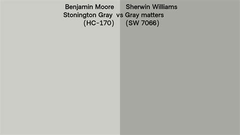 Benjamin Moore Stonington Gray HC 170 Vs Sherwin Williams Gray