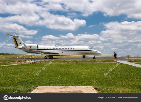 Marilia Sao Paulo Brasil Noviembre Embraer B Legacy Aterriza