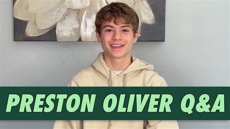 Preston Oliver Q A Youtube