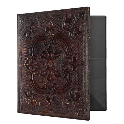 Falln Ancient Leather Book Binder | Zazzle | Leather books, Mini binder ...