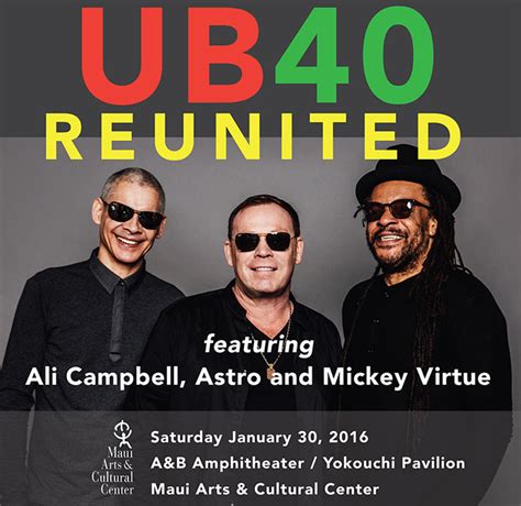 Maui Now : UB40 Reunited Tickets to Go on Sale Saturday