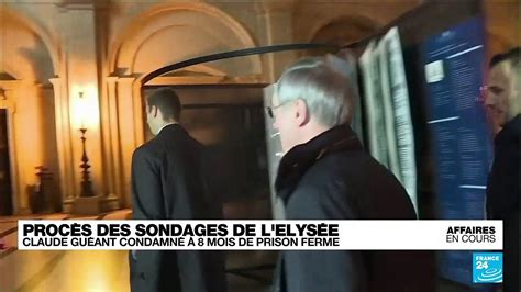 Procès des sondages de l Elysée Claude Guéant condamné à 8 mois de