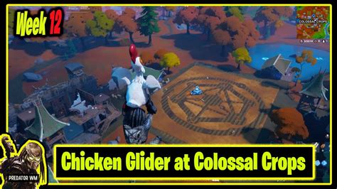 Chicken Glider At Colossal Crops Week 12 Quests Fortnite Challenges