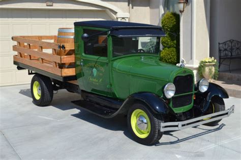 1928 Ford Model Aa Stake Bed Truck For Sale