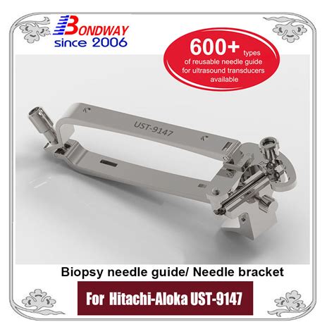 Stainless Steel Reusable Biopsy Needle Guide For Aloka Ultrasound