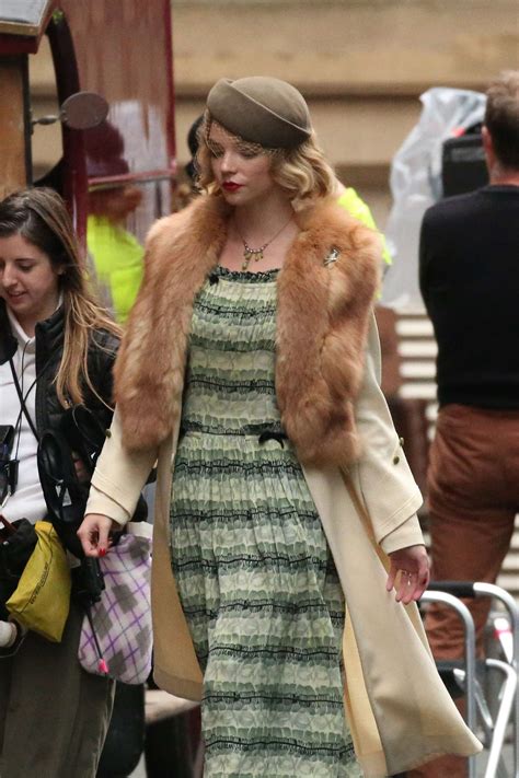 Anya Taylor-Joy – On set of ‘Peaky Blinders’ in Manchester – GotCeleb