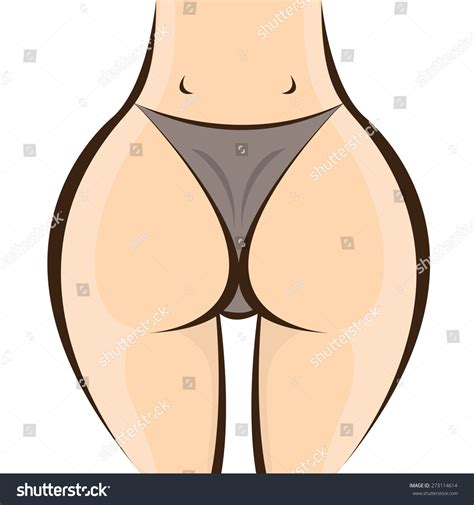 Sexy Woman Ass Vector Illustration Stock Vector Royalty Free Shutterstock