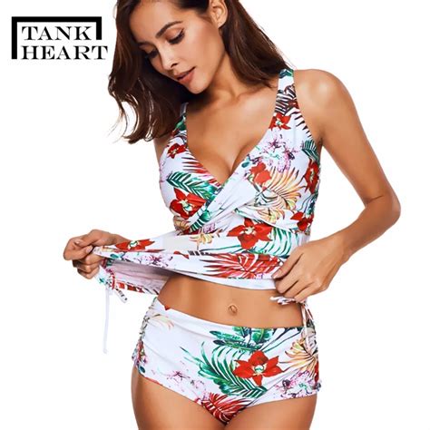 Maillot de bain deux pièces imprimé Floral grande taille soutien