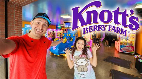 Our First Time At Knott S Berry Farm Arcade Youtube