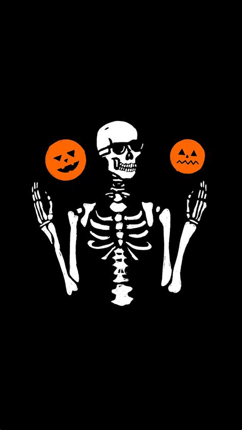 Top Aesthetic Halloween Wallpaper Skeleton In Cdgdbentre