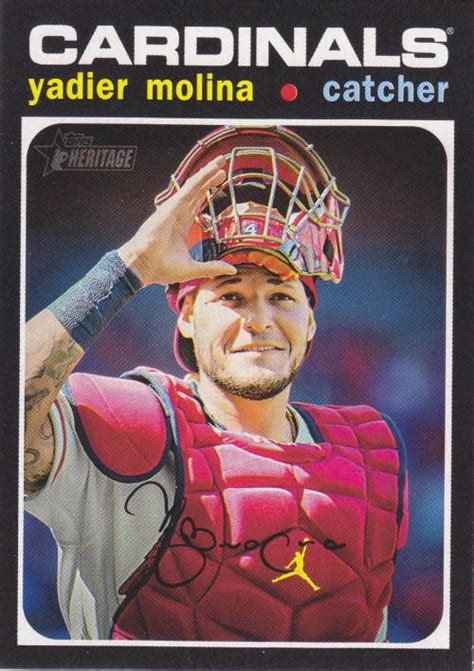 2020 Topps Heritage 400 Yadier Molina Trading Card Database