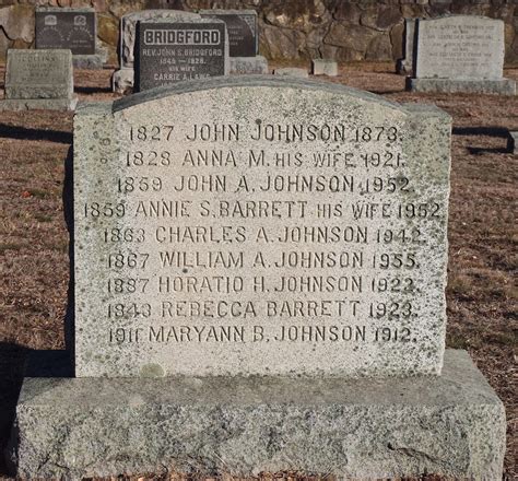 Annie S Barrett Johnson Find A Grave Memorial