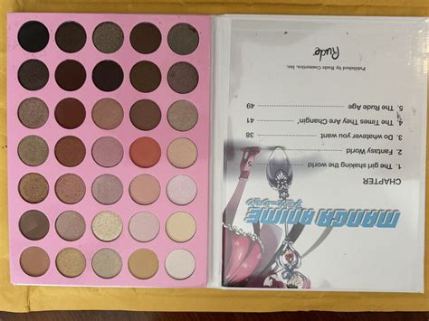 Rude Cosmetics Manga Anime Book 2 35 Eyeshadow Palette Ebay