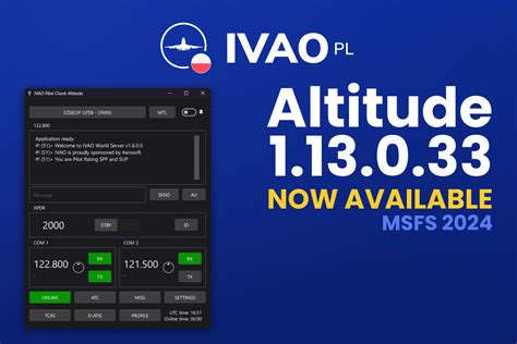 Altitude 1 13 0 33 Is Here IVAO Poland Division