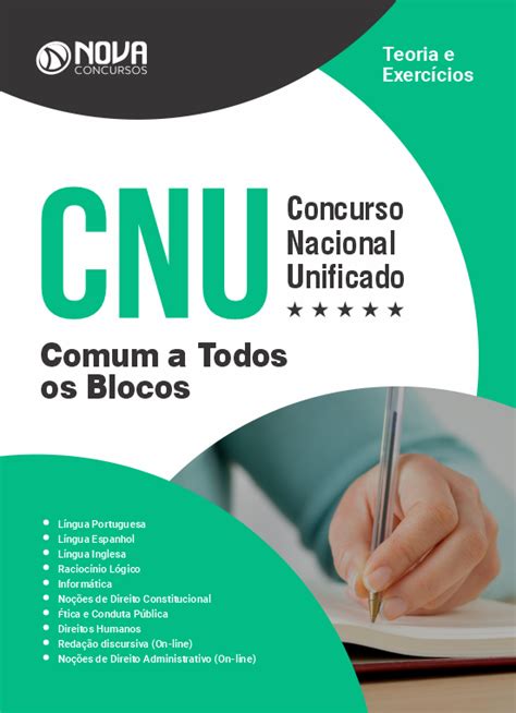 Apostila CNU Em PDF 2023 Comum A Todos Os Blocos