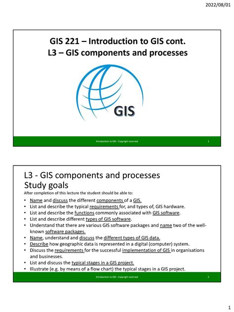 L Gis Intro To Gis Part Gis Introduction To Gis Cont