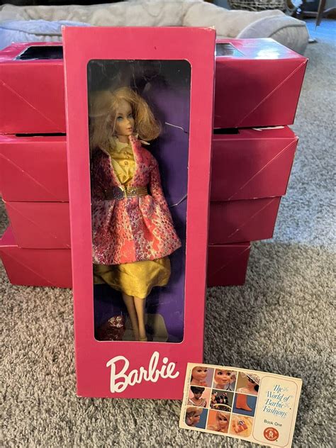 Vintage S Twist N Turn Barbie Doll Blonde Hair Blue Eyes