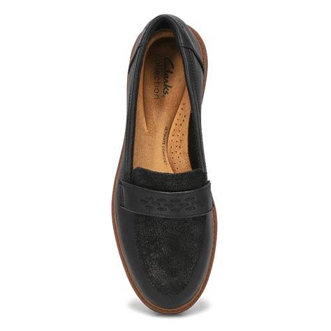 Clarks Flâneur déc RAISIE JUMP noir femmes SoftMoc