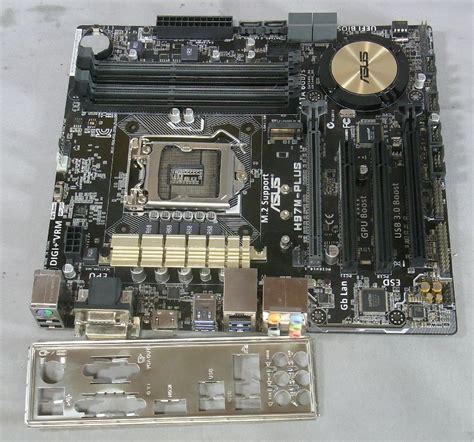 Yahooオークション M1333 Asus H97m Plus Lga1150 マザーボード ジ