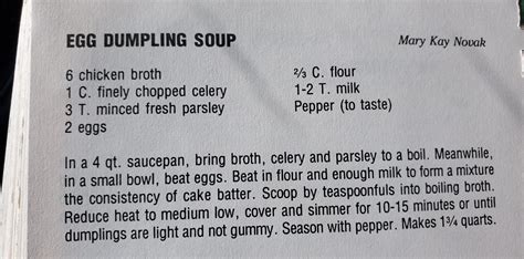 Egg dumplings | Egg dumplings, Dumplings for soup, Milk and pepper