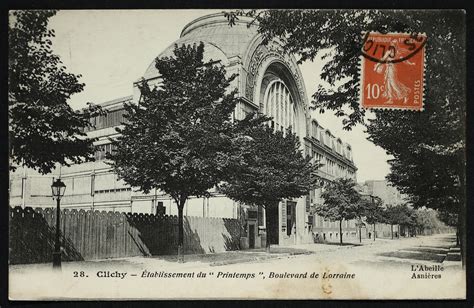 Clichy La Garenne Etablissement Du Printemps Boulevard De Lorraine