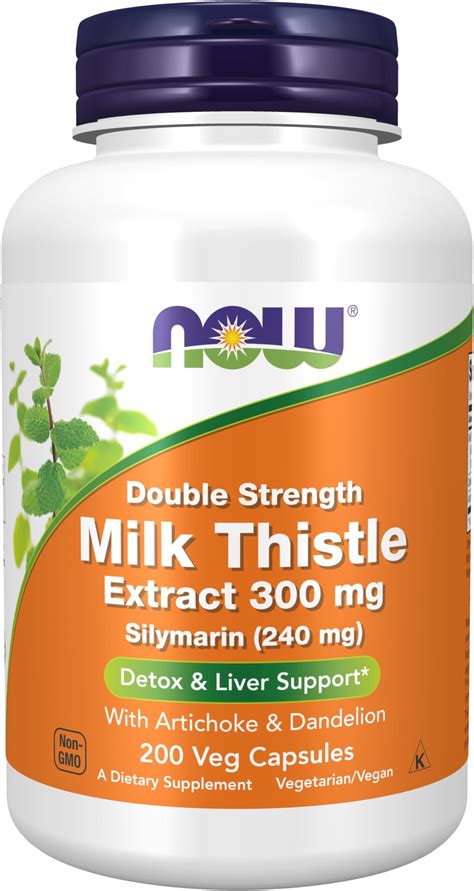 Asquared Nutrition Milk Thistle Supplement 1000mg 200